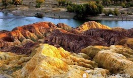 新疆五彩滩爆料视频播放,壮美风光引网友热议，揭秘大自然的奇幻画卷